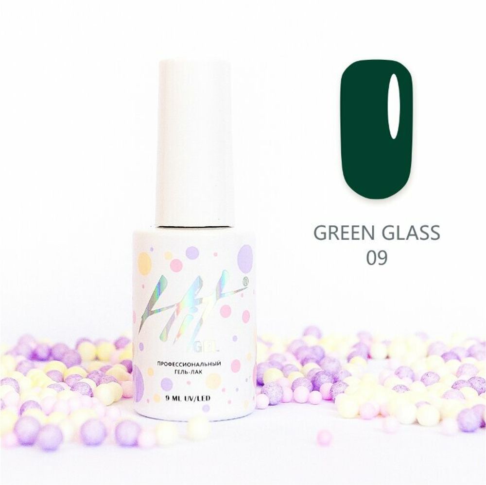 Гель-лак Green glass ТМ &quot; HIT gel&quot; №09, 9 мл