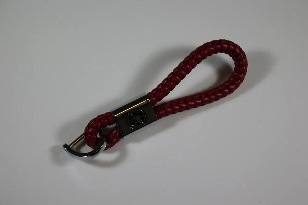 Брелок кожаный, красный Yamaha LEATHER RED