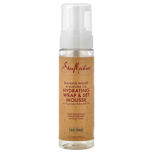 SheaMoisture, Увлажняющее обертывание и набор мусс с экстрактом инжира и маслом баобаба, 222 мл (7,5 жидк. унц.)