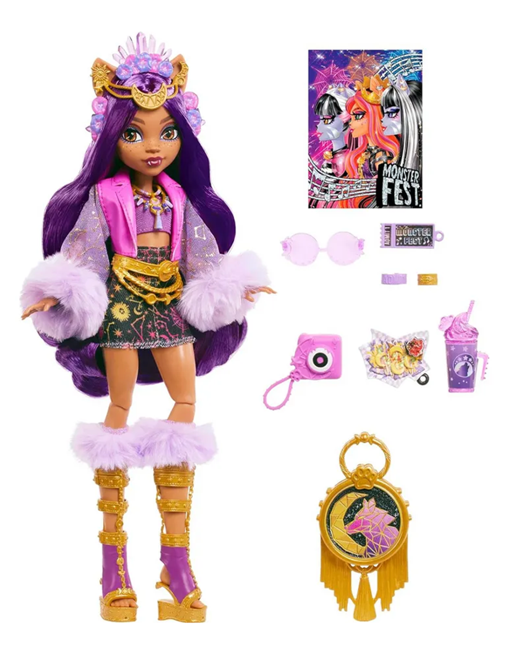 Кукла Monster High Monster Fest Clawdeen Wolf HXH80
