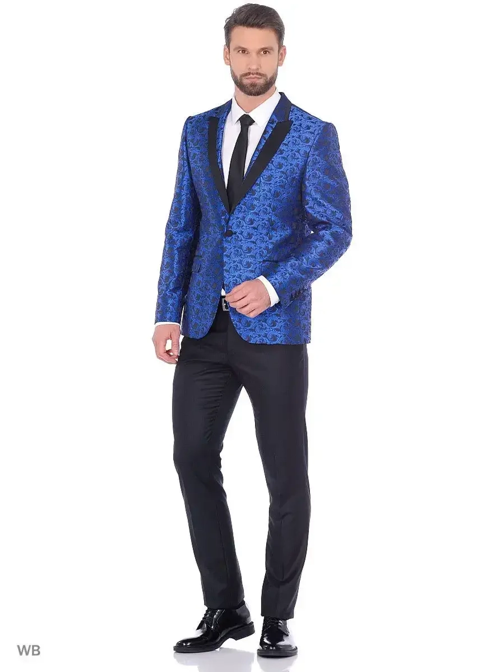 Пиджак классический приталенный смокинг