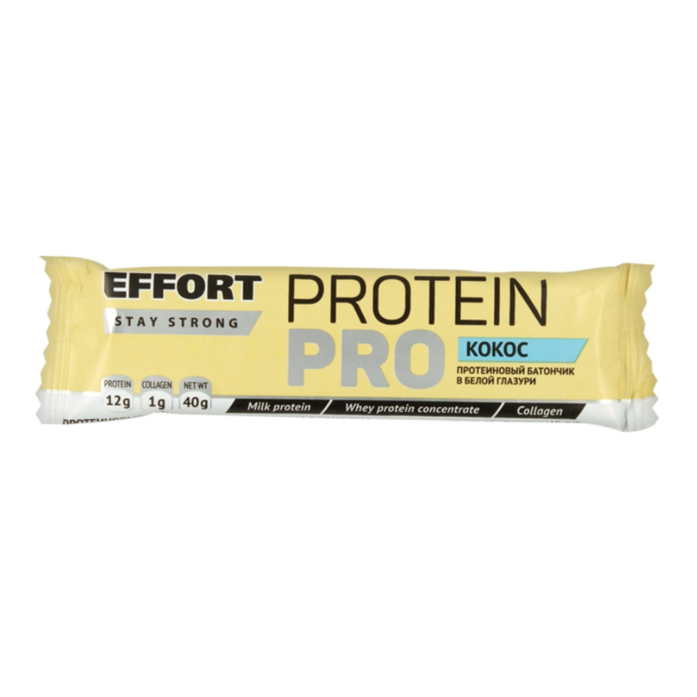 Протейновый батончик Effort кокос 40 гр