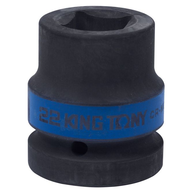 KING TONY (851422M) Головка торцевая ударная четырехгранная 1", футорочная, 22 мм