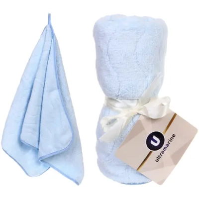 Полотенце кухонное «SOLO», 35*75 см, цвет голубой, микрофибра