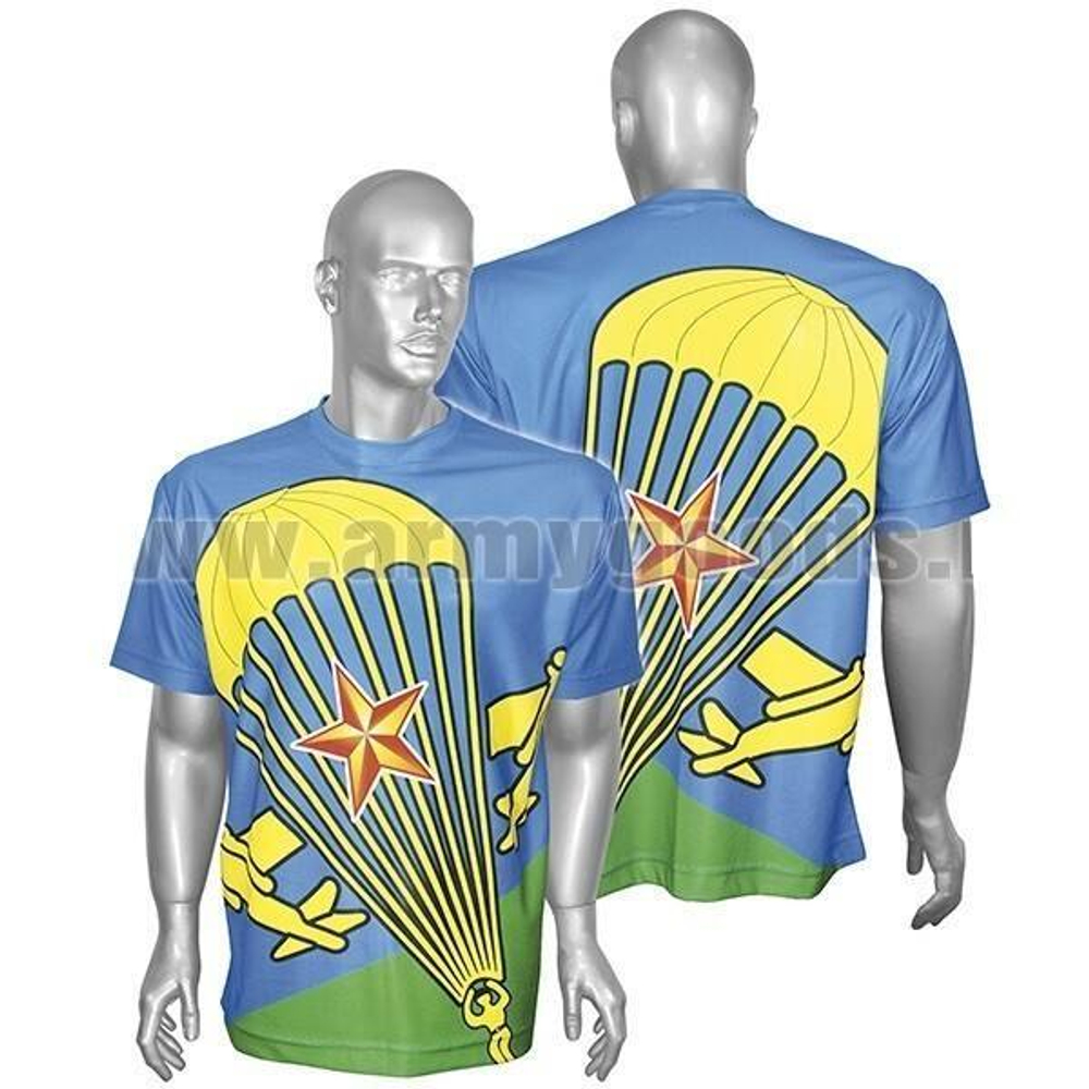 Футболка цветная сетка (Десантник с автоматом)