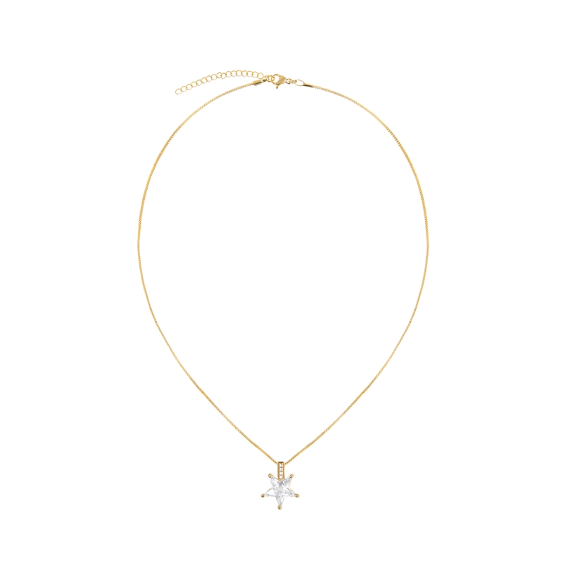 Колье Белая Звезда – Золото