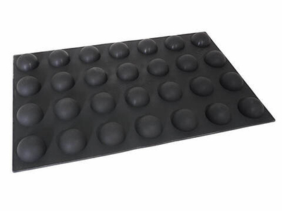 Силиконовая форма "Полусферы 28 ячеек SA604016", Silico, Россия