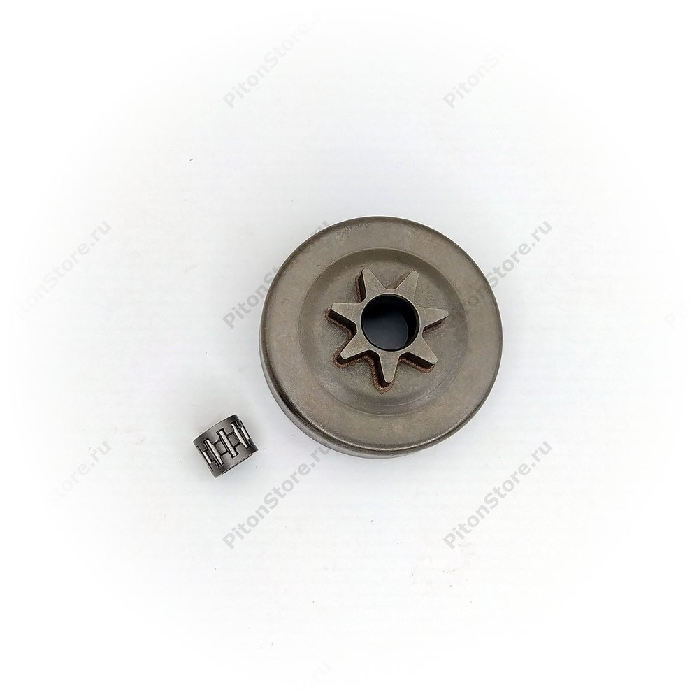 Корзина сцепления б/п Husqvarna 137/142/235/240 (0.325"-7, 64/13-мм, цельная, подшипник) [Китай]