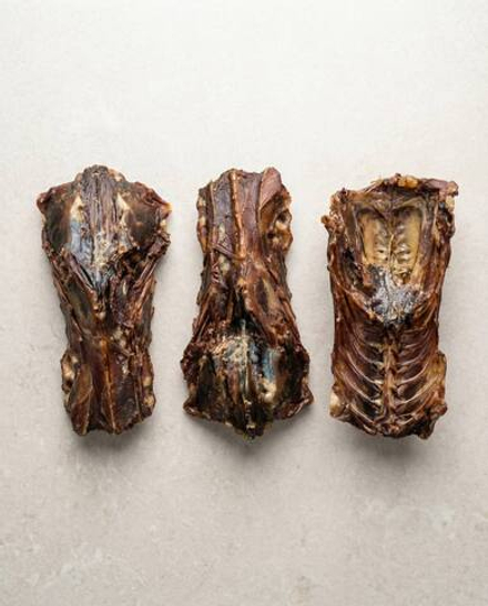 Спинки утиные сушёные для собак