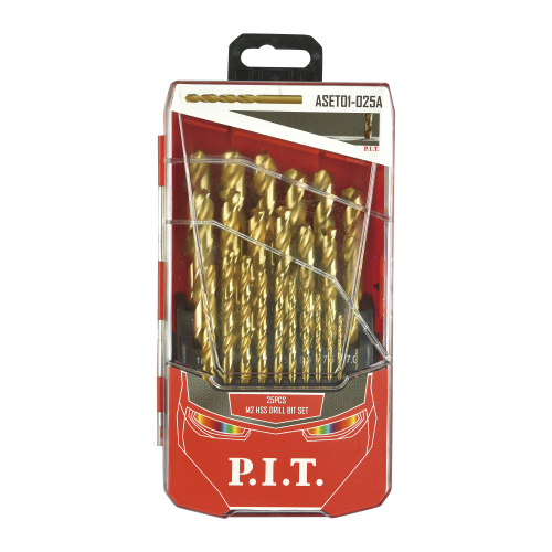 (ХОС) Набор сверл по металлу P.I.T. 25 шт (ASET01-025A)