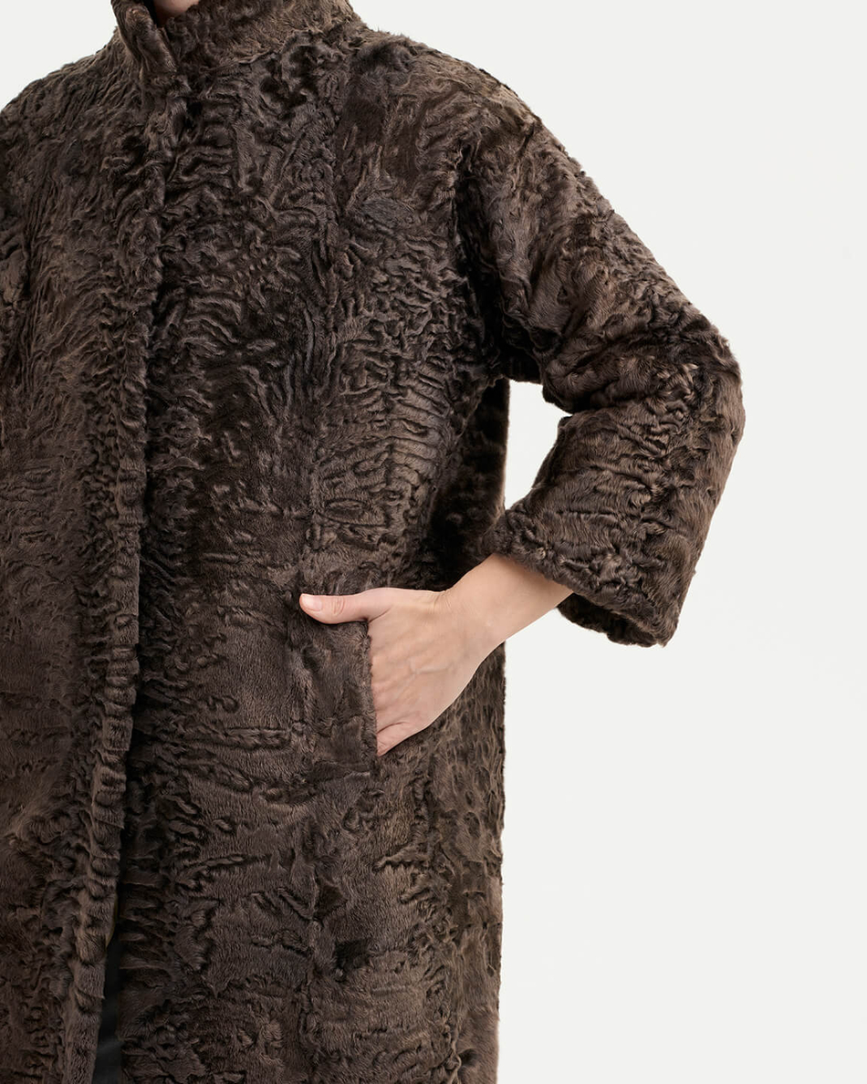 Шуба из каракуля