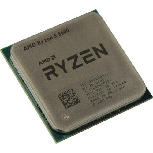 Процессор AMD Ryzen 5 5600 Vermeer, AM4, 6C/12T, 3.5GHz, L3 32MB, 65W, OEM (100-000000927)