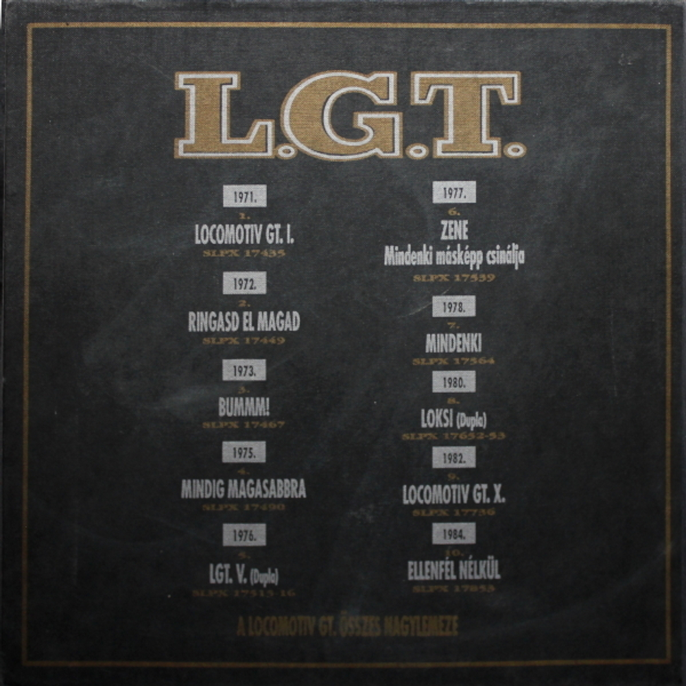 L.G.T. / A Locomotiv GT. Osszes Nagylemeze (12LP)