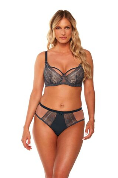 Трусики-слипы Lena со средней линией талии (Размер: XL) (Цвет: темно-синий)