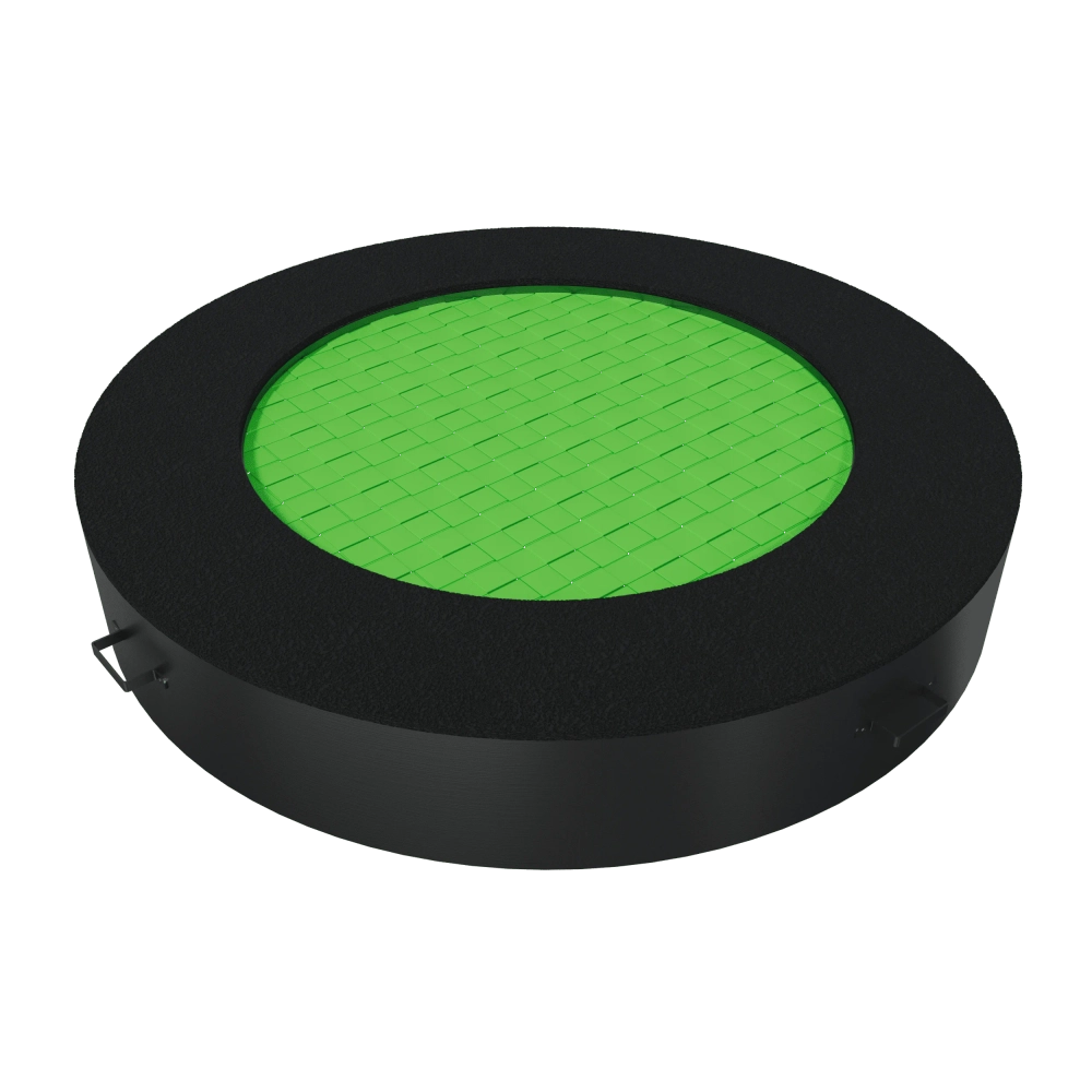 Прыжковое устройство с полотнами из стропы