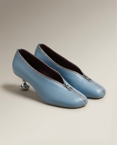 Туфли ZIPPER BLUE