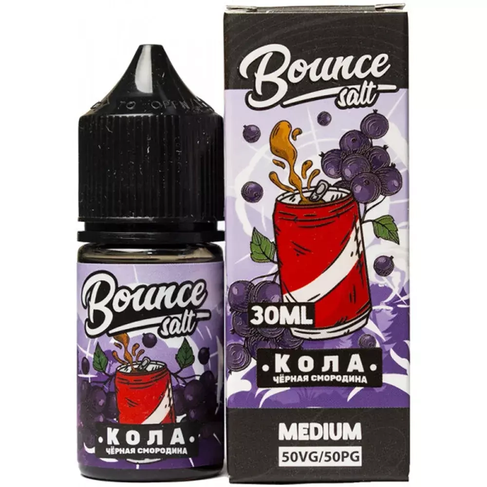 Bounce Salt - Кола Черная Смородина (2% nic)
