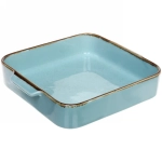 Форма для запекания керамическая «Tiffany Blue» 23*20,3*5см