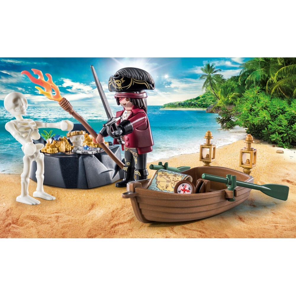 Playmobil - Пират с лодкой 71254 / артикул   71254  / GTIN 4008789712547