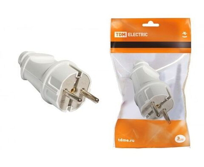 Прямая вилка, белая TDM SQ1806-0003