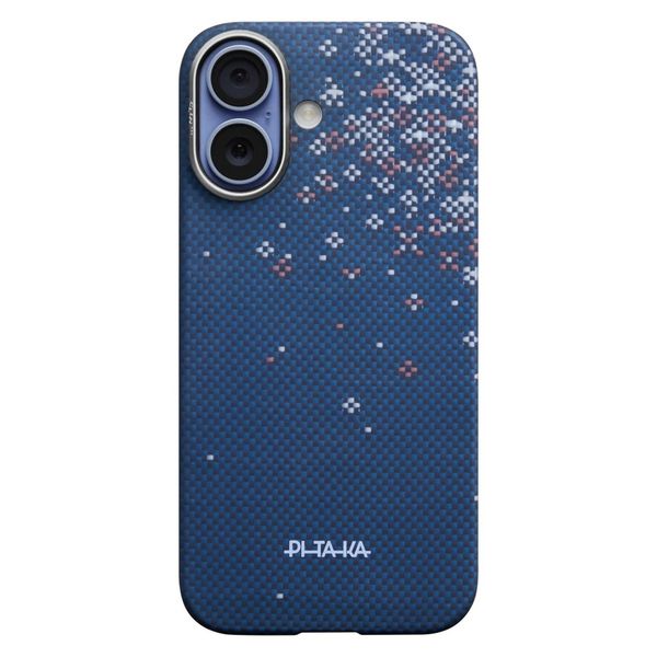 Чехол Pitaka Edge Case для iPhone 17, Синий закат | Nightfall Blue