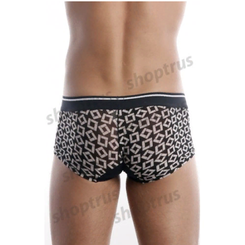 Мужские трусы хипсы черные с рисунком Toot TT00032 Мужские трусы хипсы черные с рисунком Toot TT00032