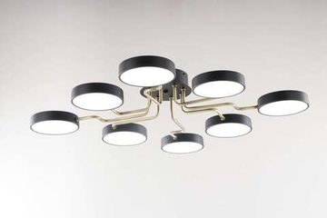 18055STD/8 AB+BK (1) Люстра NW