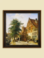 Картина серии "Голландия" настенная для интерьера 36*36 см