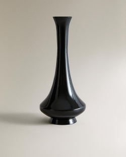 Zara Home Ваза из металла, цвет чёрный, 25.5 см