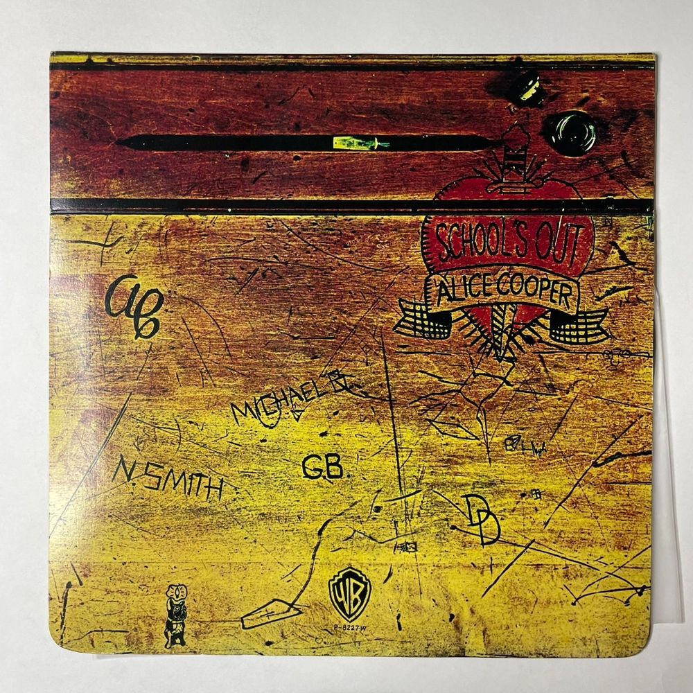 Винтажная виниловая пластинка LP Alice Cooper School's Out (Japan 1972) (No Obi) (1 Press)