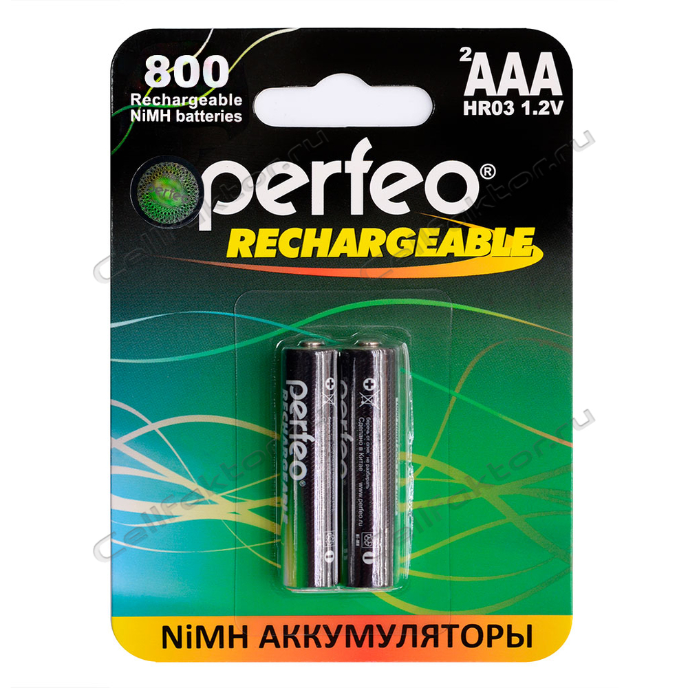 аккумулятор Perfeo  AAA 800 mAh BL-2