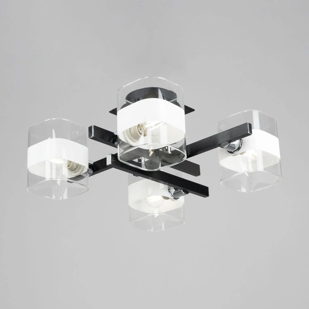 Citilux Вирта CL139242 Люстра потолочная Чёрная