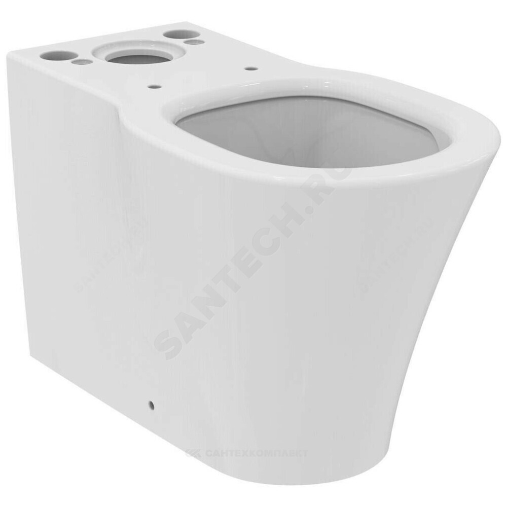 Чаша унитаза горизонтальный выпуск без сиденья белая CONNECT AIR AquaBlade Ideal Standard E013701
