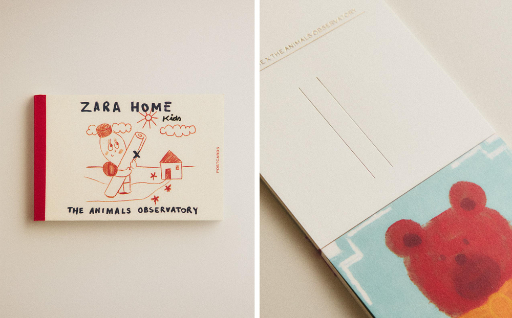 Открытка Zara Home, разноцветный, 7634/728