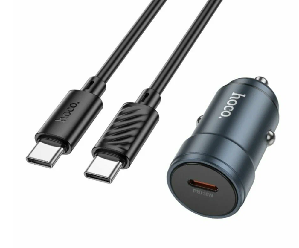 Автомобильное З/У Z57 Glorious single-port PD30W car charger Metal Gray