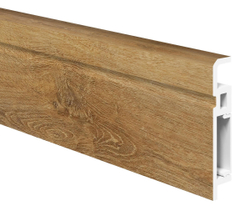 Напольный плинтус ПВХ Foresta Aviv Дуб Домм FA 002 2000х70х13 мм