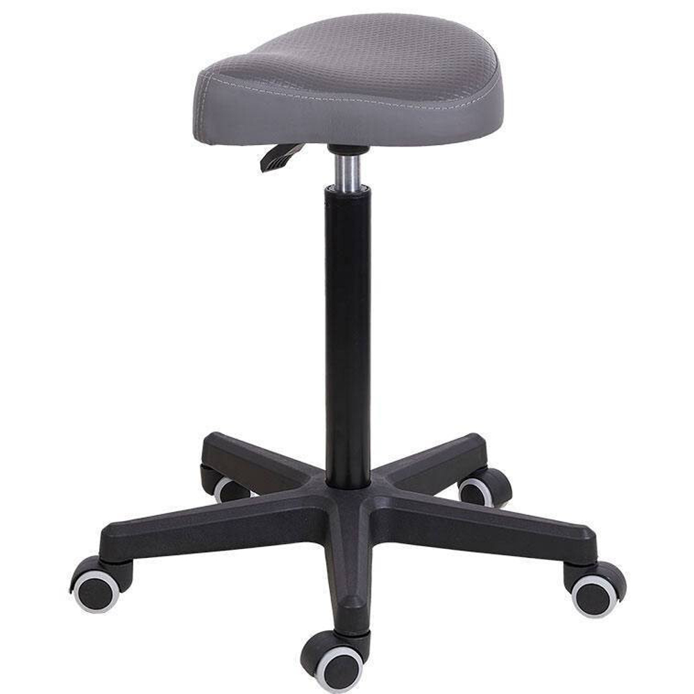 Стул Седло СЕДДО, высокий газлифт, пластик сер