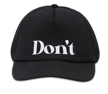UNDERCOVER КЕПКА БЕЛАЯ DON'T