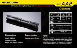 Фонарь Nitecore SENS AA2