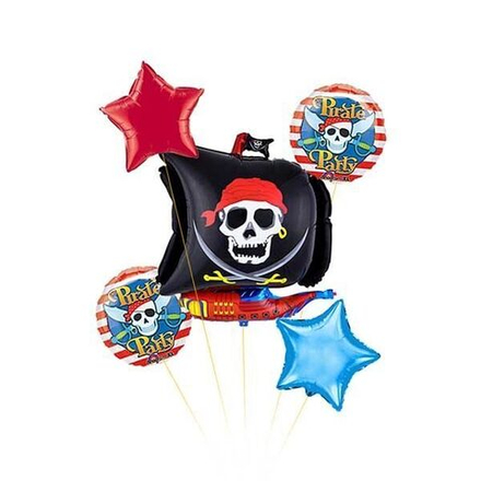 Композиция из воздушных шаров "Пиратский корабль"