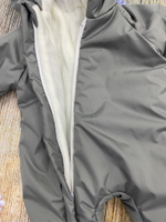 Утепленный конверт на выписку + комбинезон "Tan Kids" (Цвет: Серый)