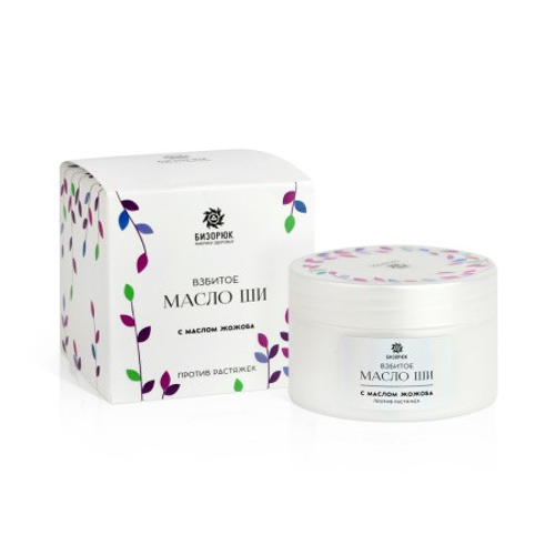 Масло Ши взбитое с маслом жожоба против Растяжек 50мл. Бизорюк