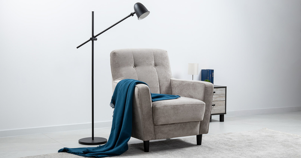 Арно Кресло для отдыха Арт. ТК 563 Лаки 02 Серый жемчуг