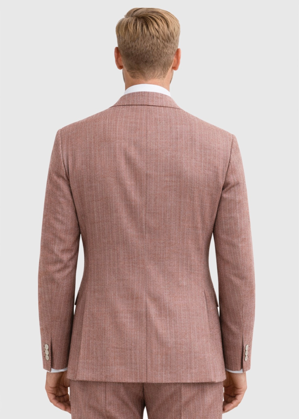 Мужской костюм двойка (пудровый) А96