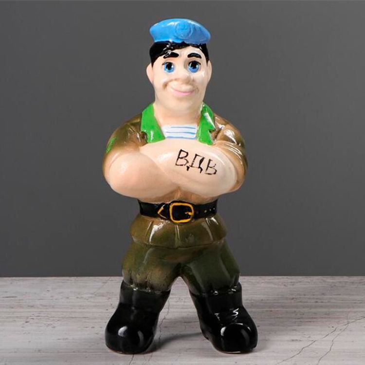 Копилка "ВДВ", разноцветная, 23 см