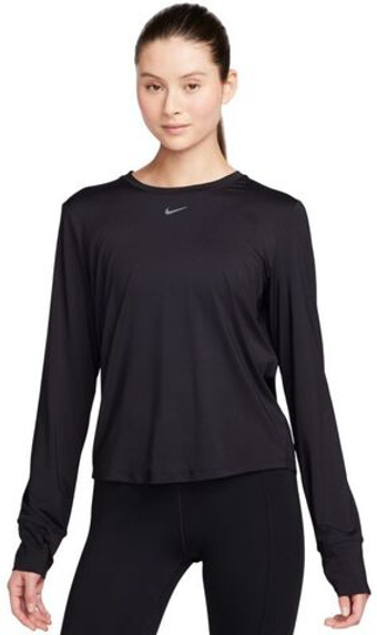 Женская теннисная футболка (dł. Рукава) Nike One Classic Dri-Fit Long-Sleeve - черный