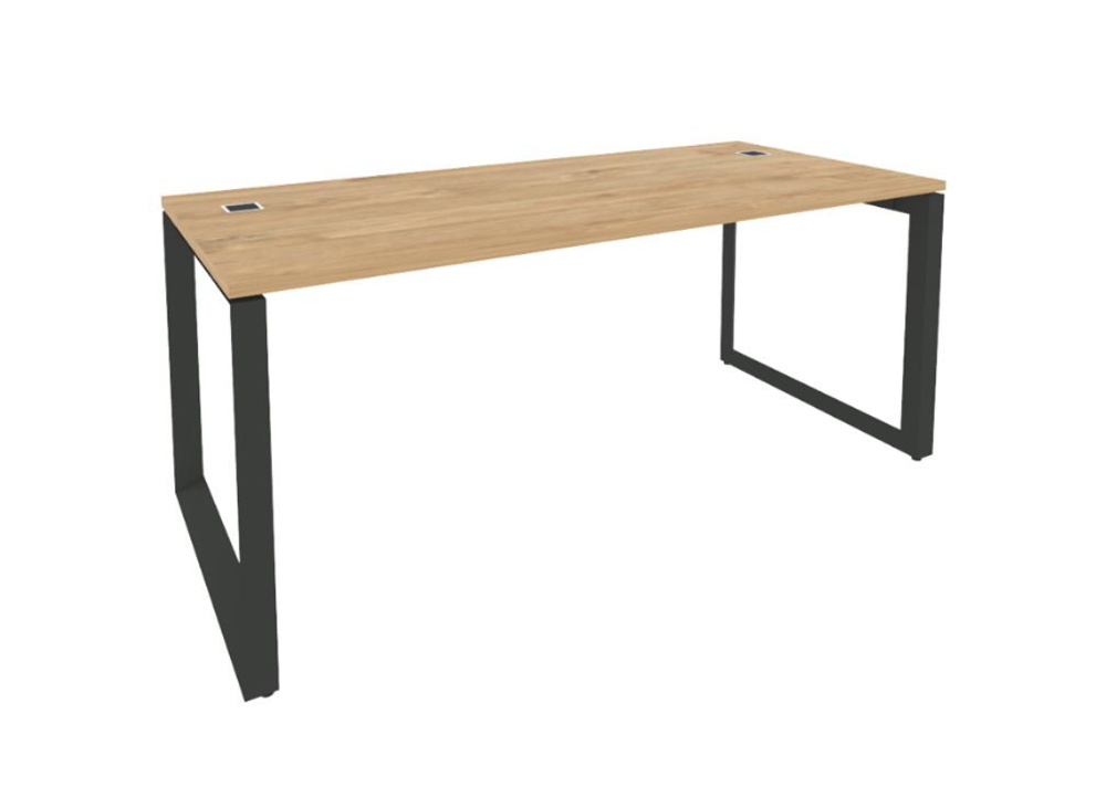 Стол рабочий руководителя на О-образном металлическом каркасе Onix Direct (Оникс Директ)