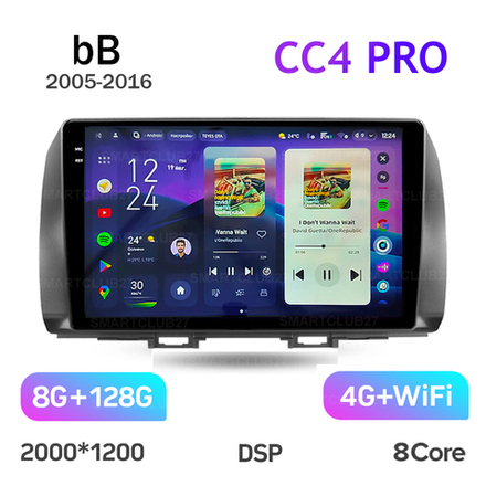 Teyes CC4 Pro 10.2" для Toyota bB 2005-2016