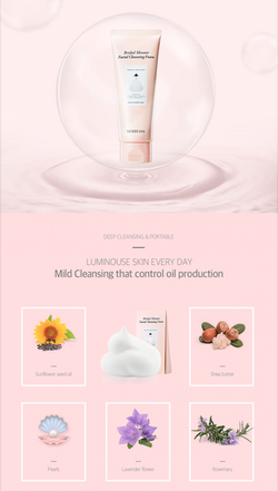Merbliss bridal shower facial cleansing foam - Очищающая пенка с эффектом увлажнения
