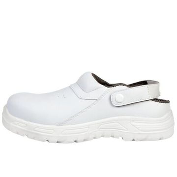 Сабо "Райм" с ремешком (белый), ПУ, КП